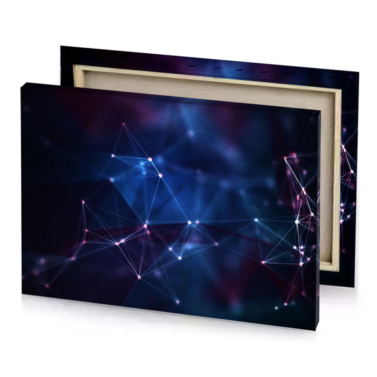 a dark background with lot of lines sapphire canvas
