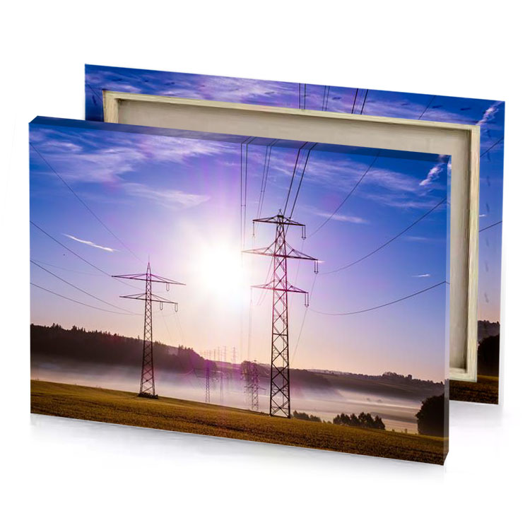 a field of grass linen canvas