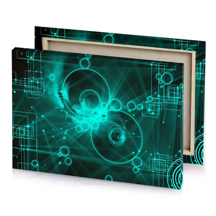 a green abstract background with black and blue white design dark turquoise canvas