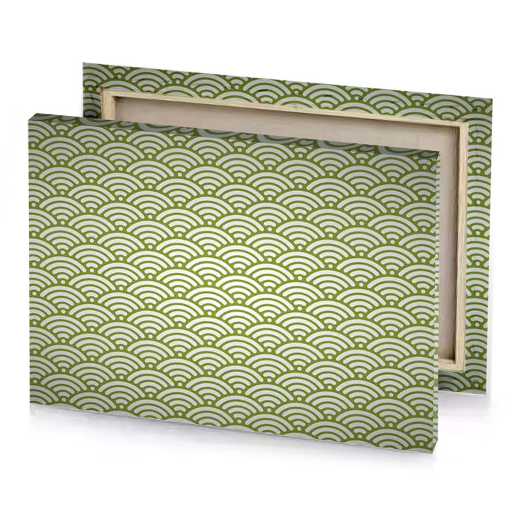 a green and white japanese style wallpaper sage canvas