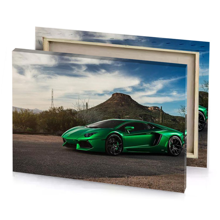 a green lamb hunter canvas