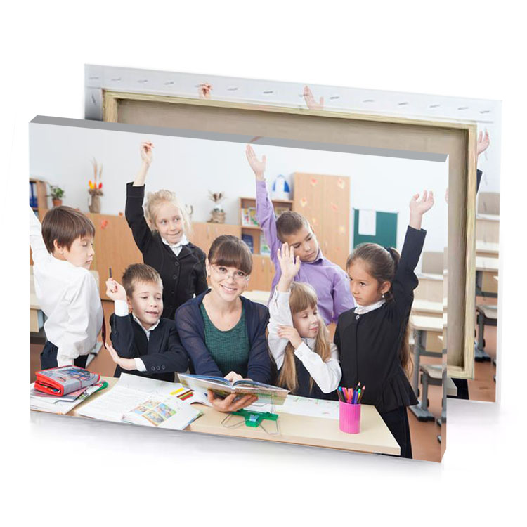 a group of children platinum canvas