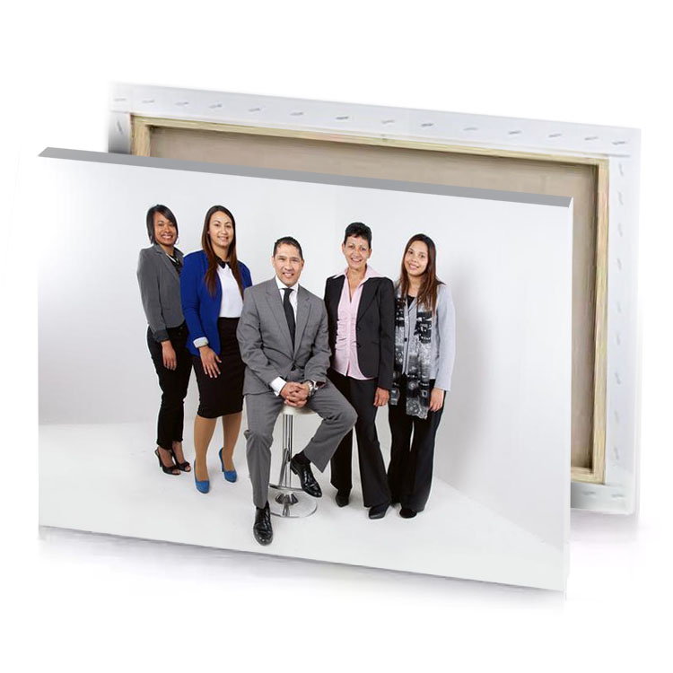 a group of people posing for photo platinum canvas