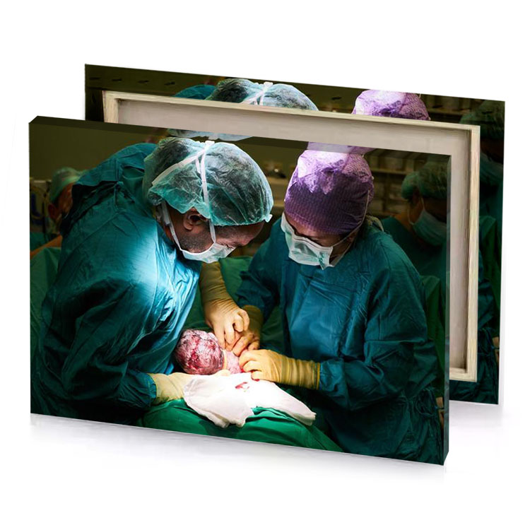 a group of surgeons blue sapphire canvas