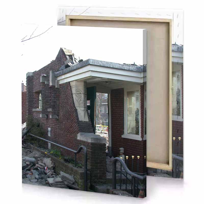 a house with roof taupe canvas