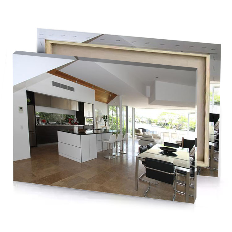 a kitchen and dining area in house manatee canvas