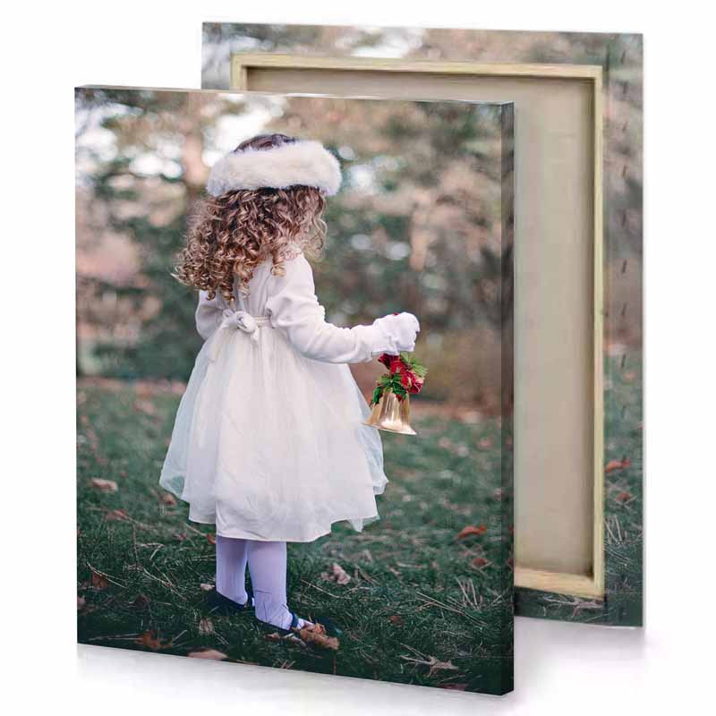 a little girl in white dress and hat thistle canvas