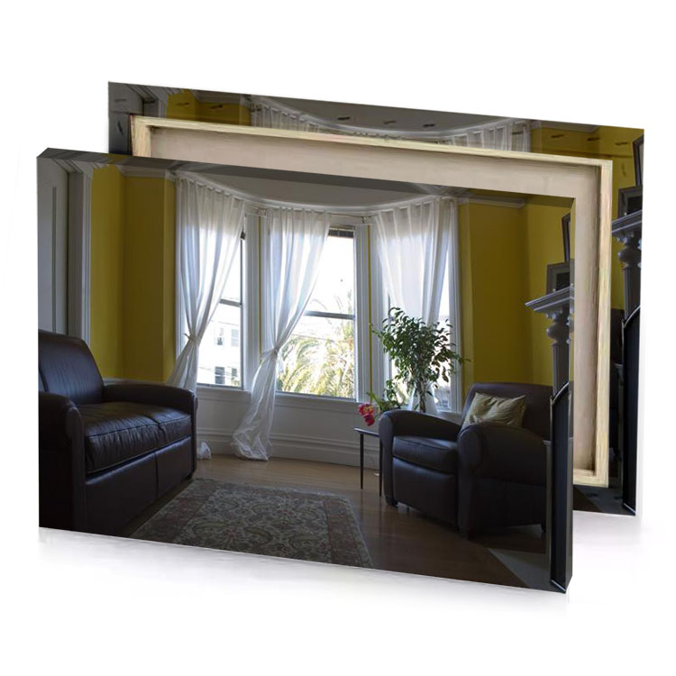 a living room with couch and chair white smoke canvas