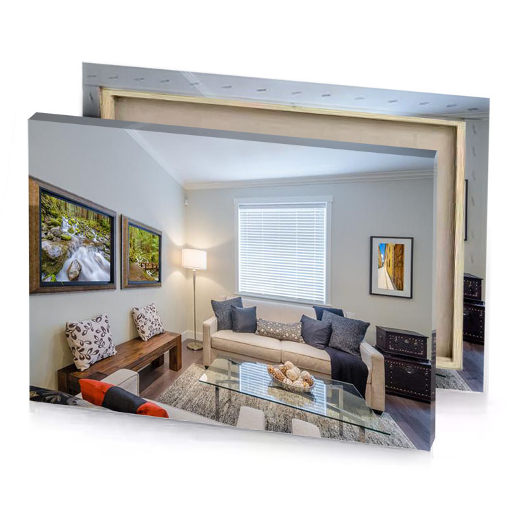 a living room with couch and coffee table platinum canvas