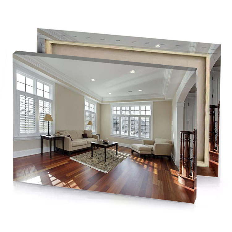 a living room with couch and table manatee canvas