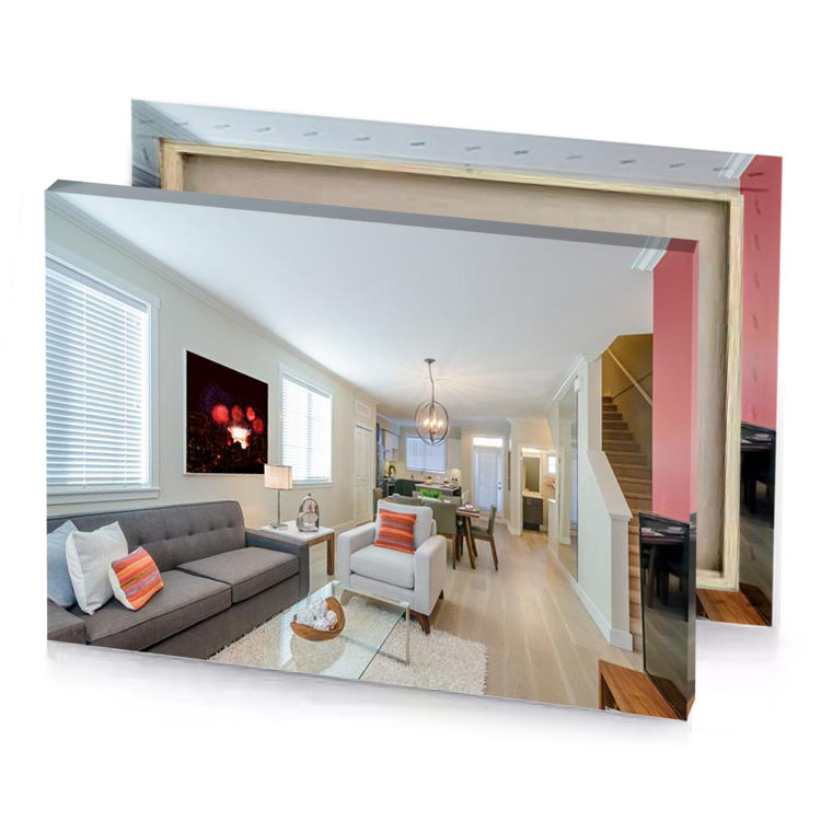 a living room with couch and television rosy brown canvas
