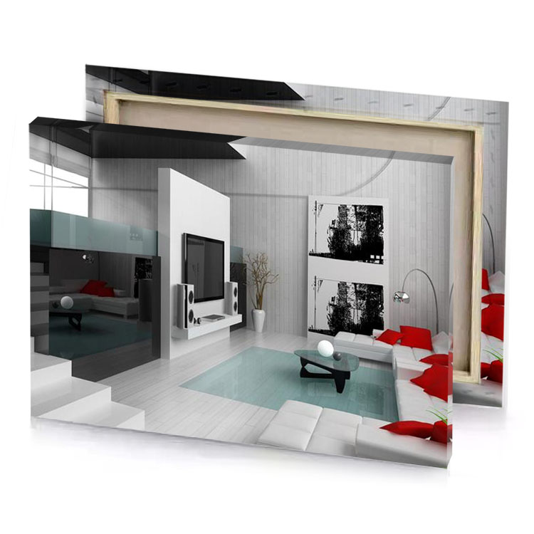 a living room with white furniture and red pillows manatee canvas
