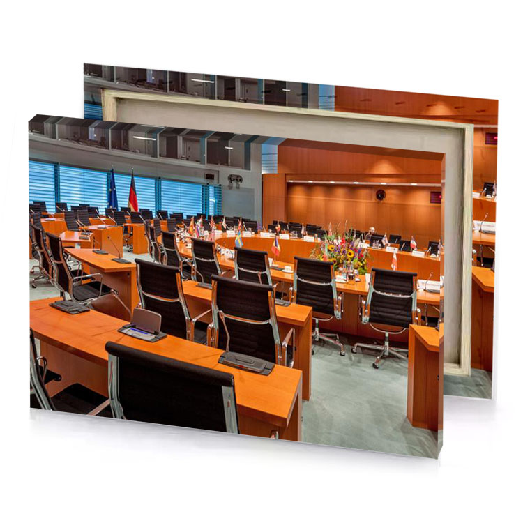 a long table carrot orange canvas
