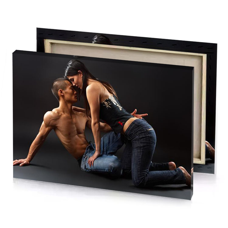 a man and woman are sitting on the floor bistre canvas