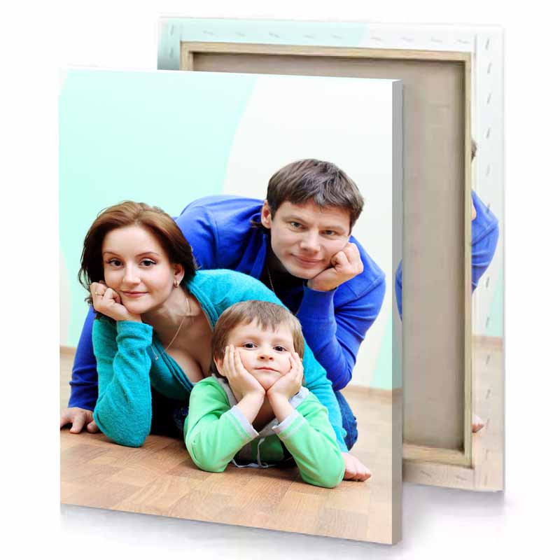 a man and woman laying on the floor light cyan canvas