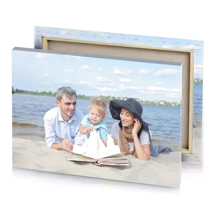 a man and woman reading book platinum canvas