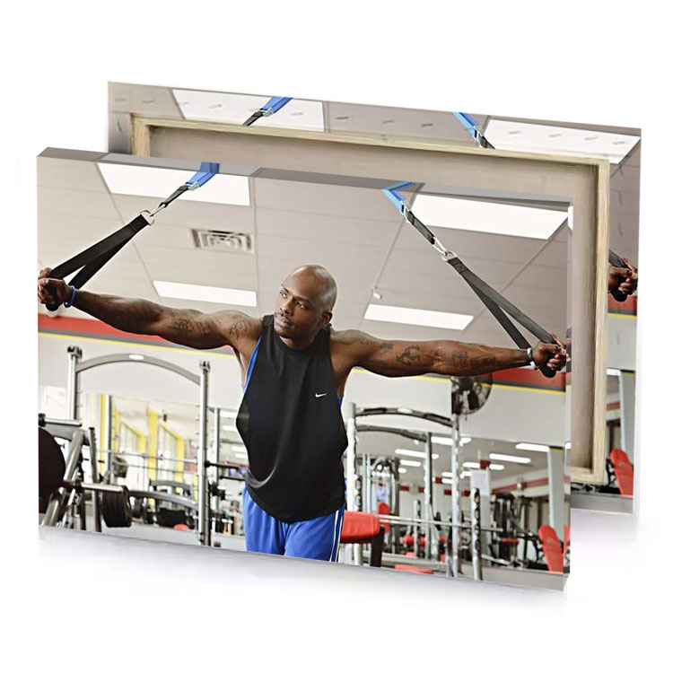 a man doing pull up exercise zinnwaldite brown canvas