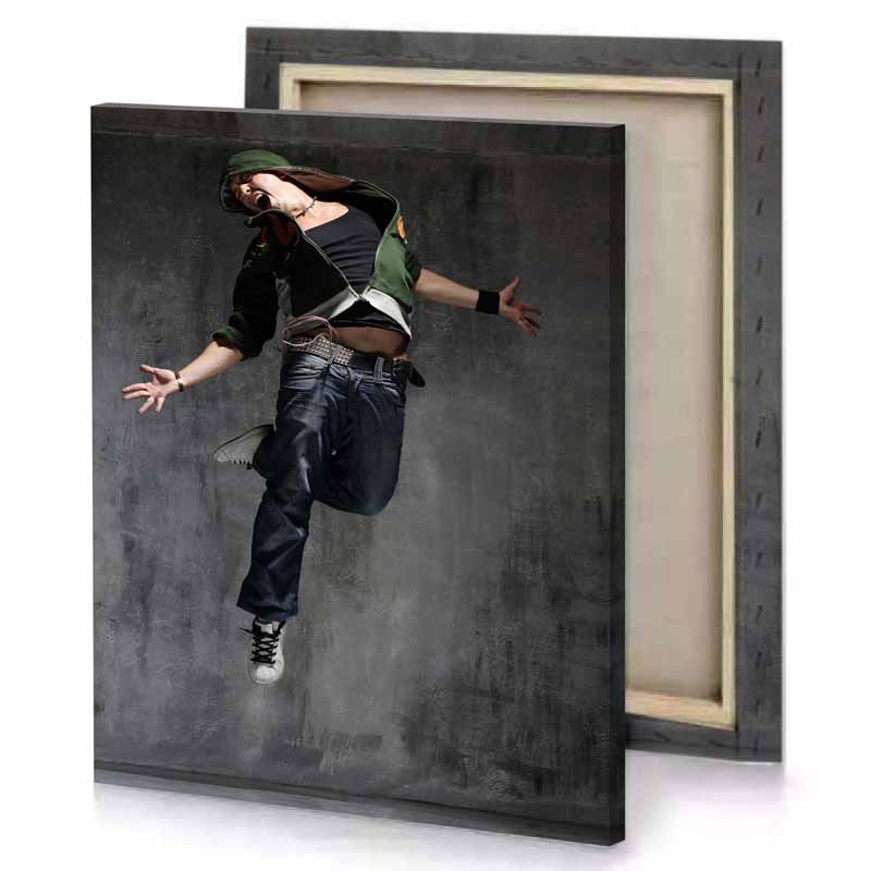 a man doing trick on skateboard smoky black canvas