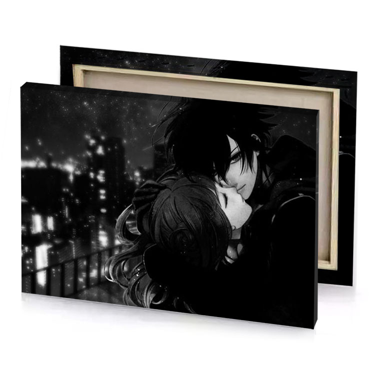 a man in black jacket and taupe canvas