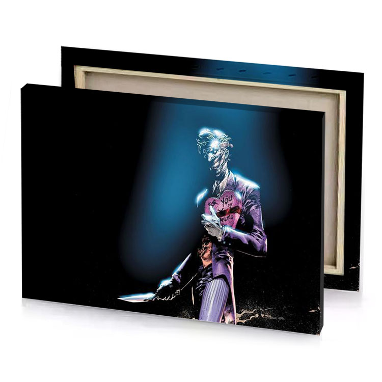 a man in purple suit holding sword prussian blue canvas