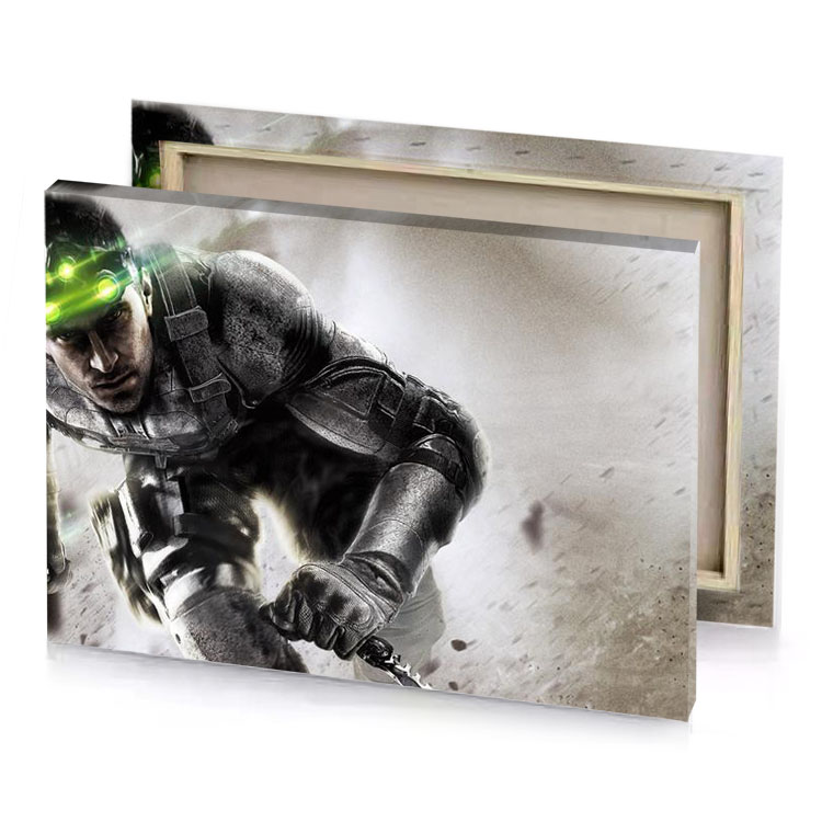 a man in suit and helmet riding bike smoky black canvas