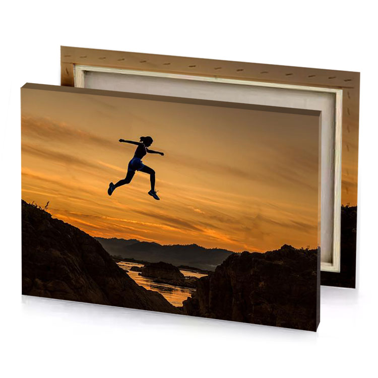 a man jumping in the air peru canvas