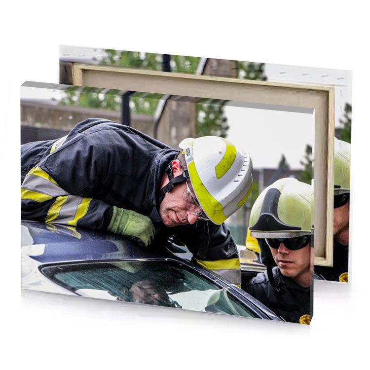 a man wearing helmet smoky black canvas