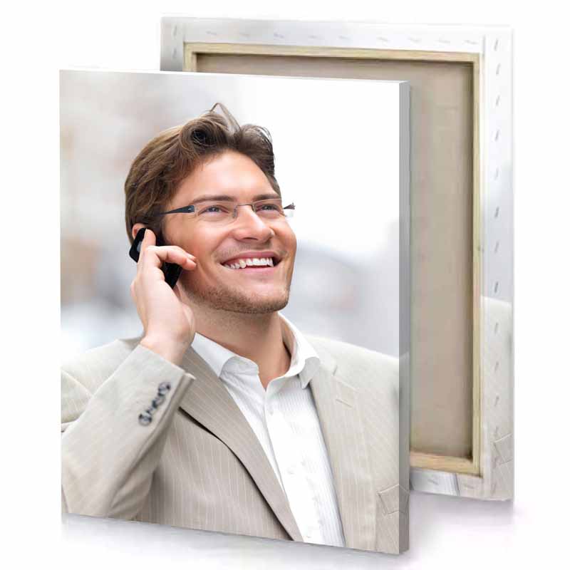 a man wearing suit platinum canvas