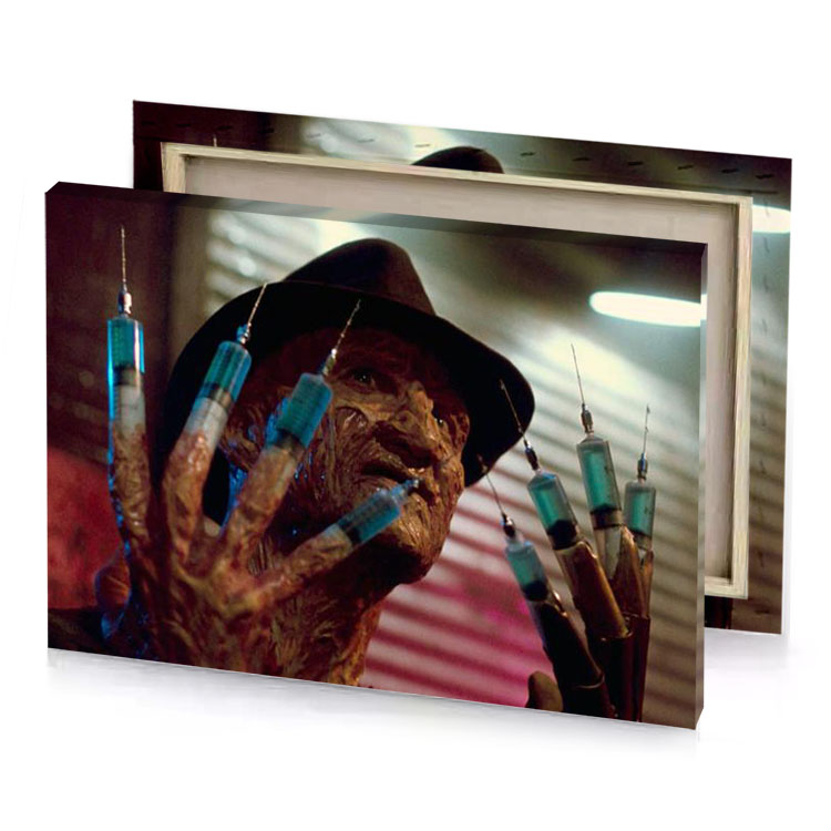 a man with hat and pair of scissors bistre canvas