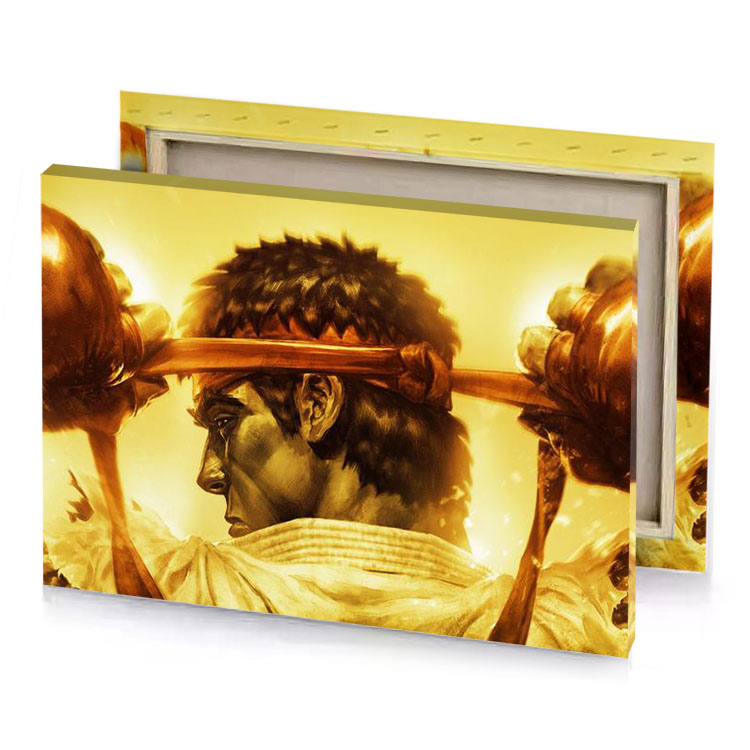 a man with pair of drums sepia canvas