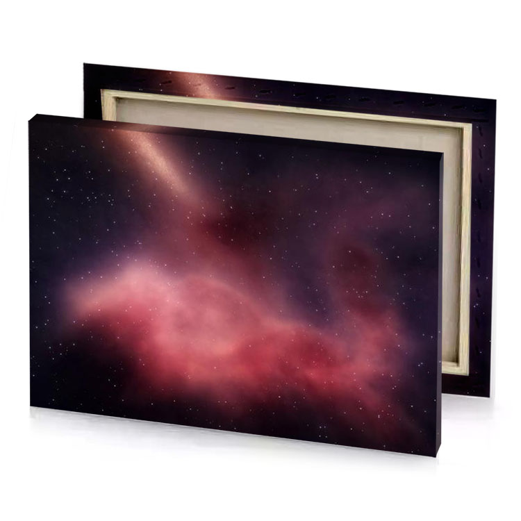 a nebula fuzzy wuzzy brown canvas