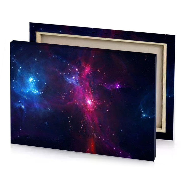 a nebula taupe canvas