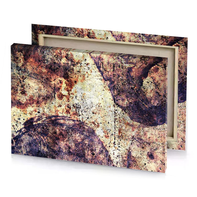 a painting of man with beard pearl canvas