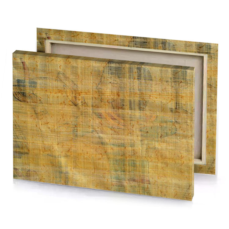 a painting with yellow background peru canvas