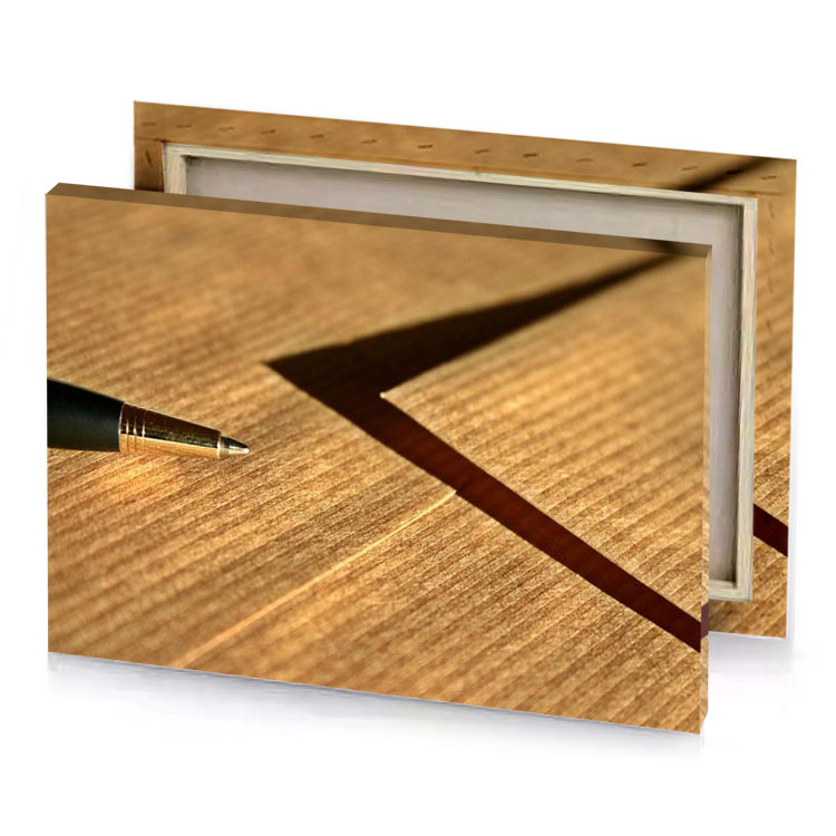 a pen on wooden surface zinnwaldite brown canvas