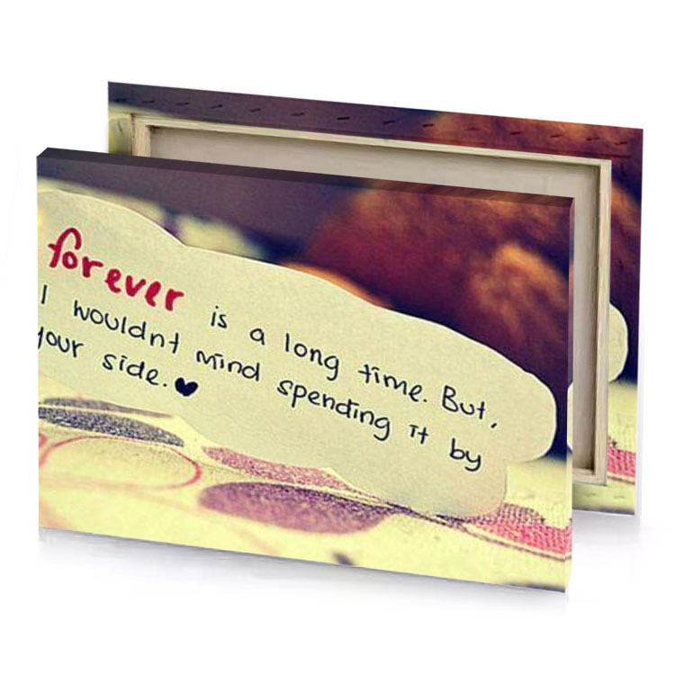 a person holding piece of paper with message wheat canvas