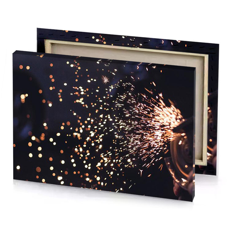 a person holding sparkle stick in their hand zinnwaldite brown canvas