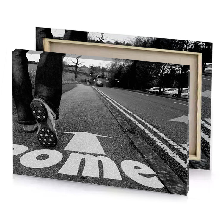 a person walking down the street with skateboard dim gray canvas