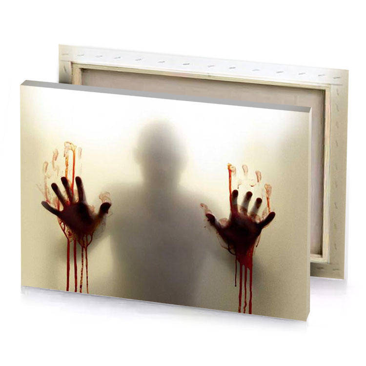 a person with their hands in the shadows camouflage green canvas