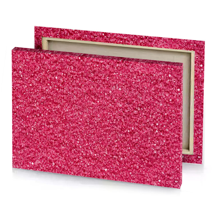 a pink glitter texture background canvas