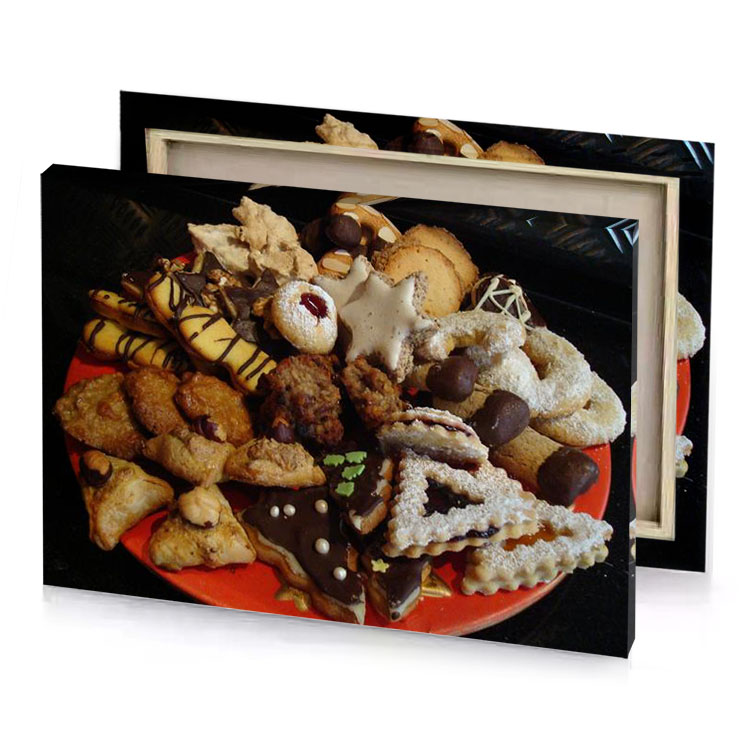 a plate of food on table sepia canvas