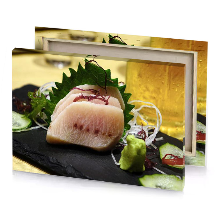 a plate of food with glass beer bittersweet shimmer canvas