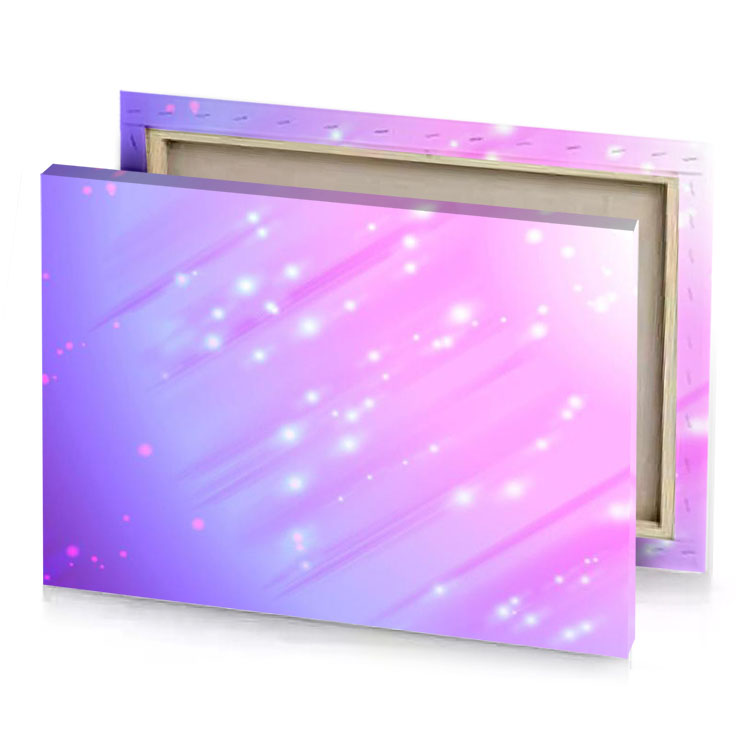 a purple and blue background with stars rich brilliant lavender canvas