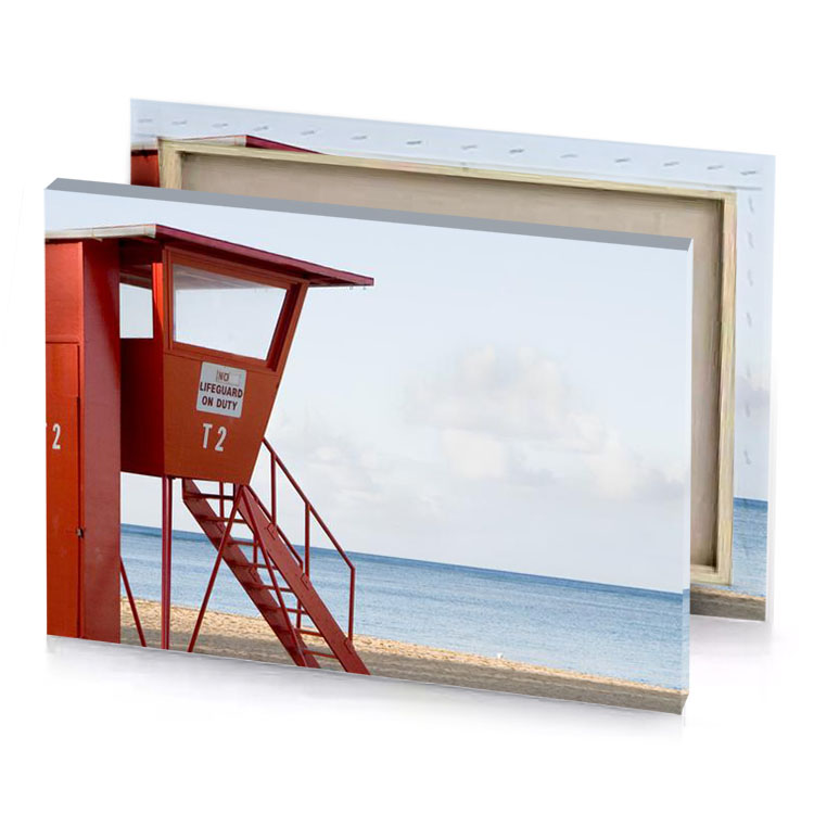 a red lifeguard saddle brown canvas