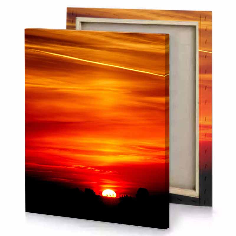 a red sky scarlet canvas