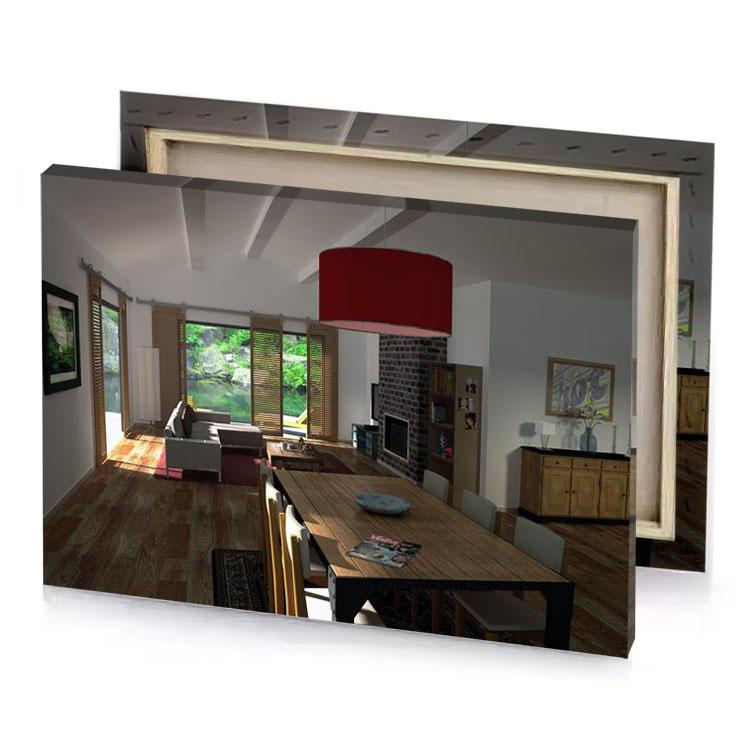 a room with table chairs and television zinnwaldite brown canvas