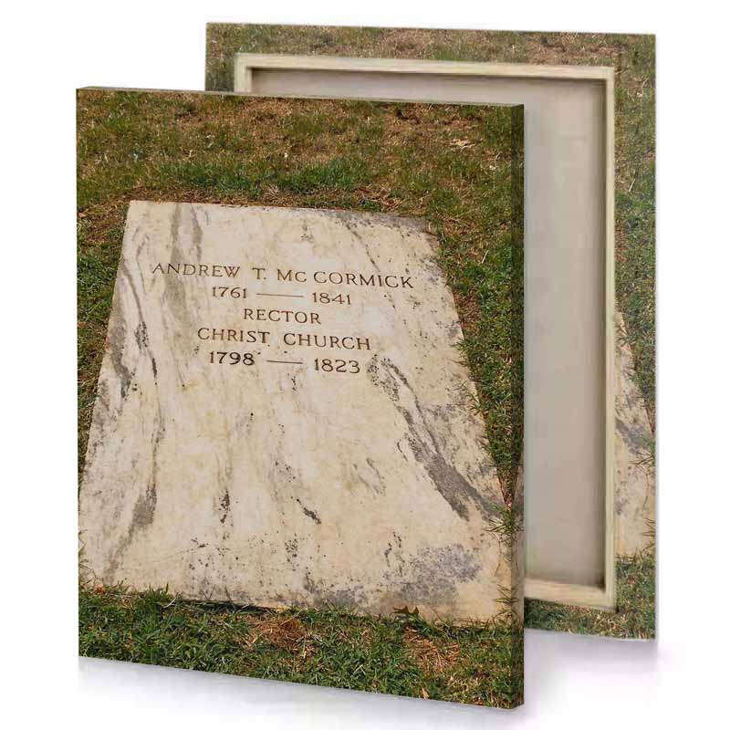 a stone with marker on it tan canvas