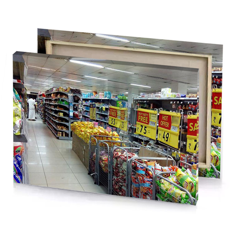 a store filled with lots of food and supplies peru canvas