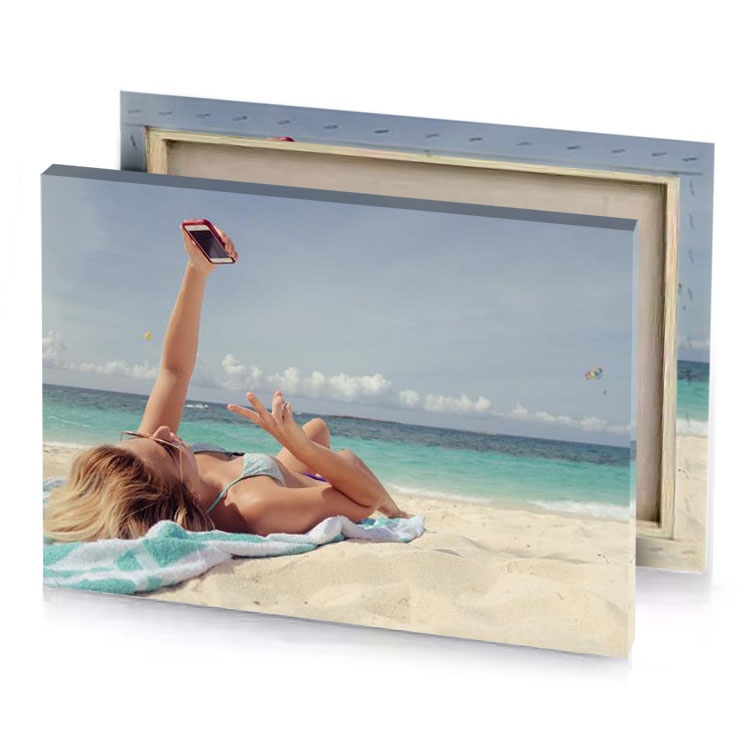 a woman laying on the beach bittersweet shimmer canvas