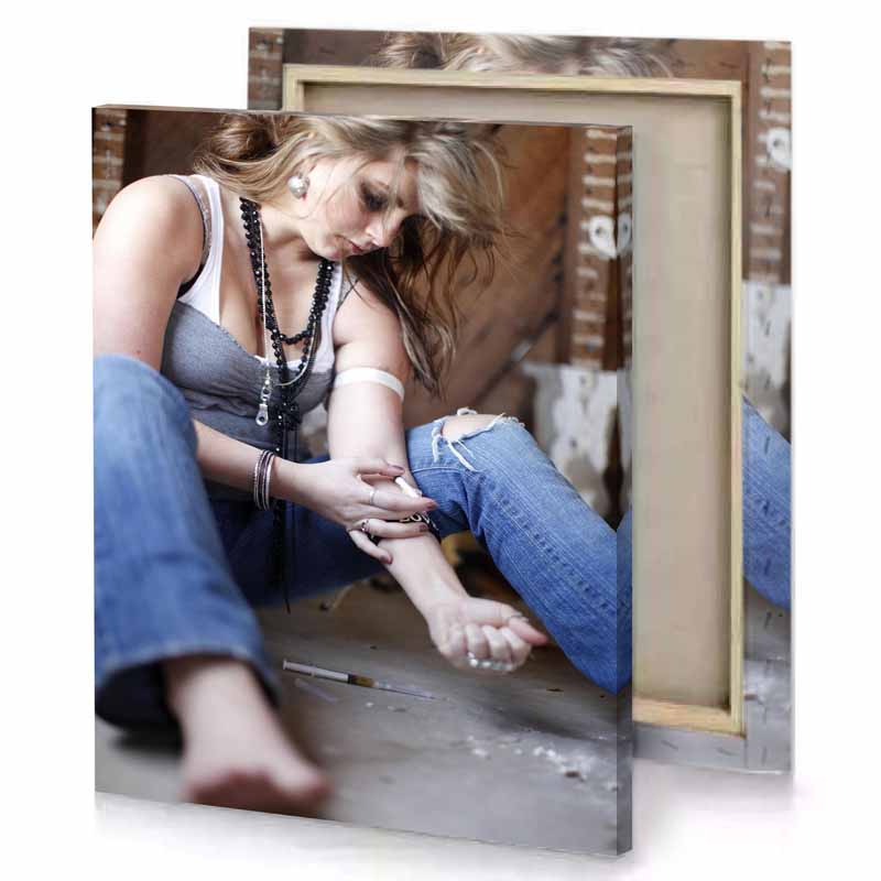a woman sitting on the floor with her cell glaucous canvas